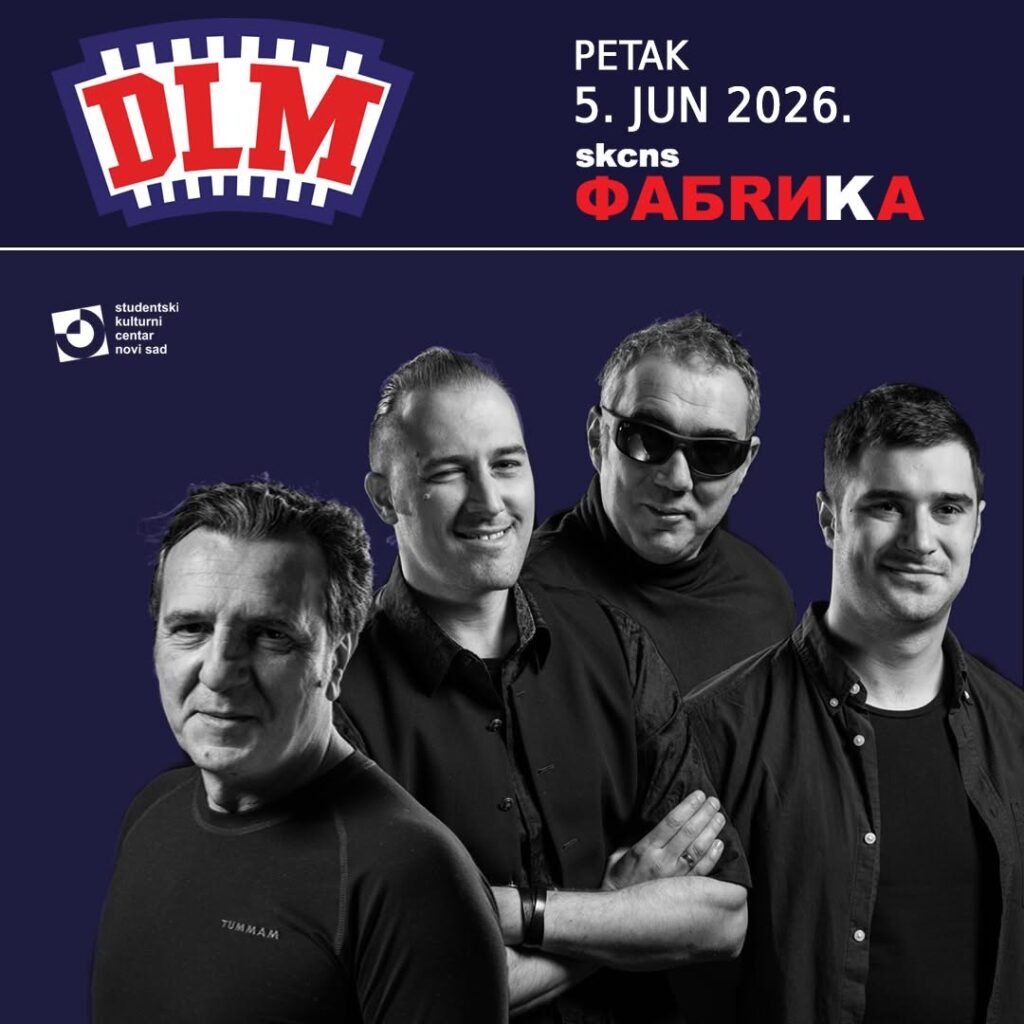 Odložen koncert grupe Deca loših muzičara u SKCNS Fabrici, a novi datum je 5. jun 2026.