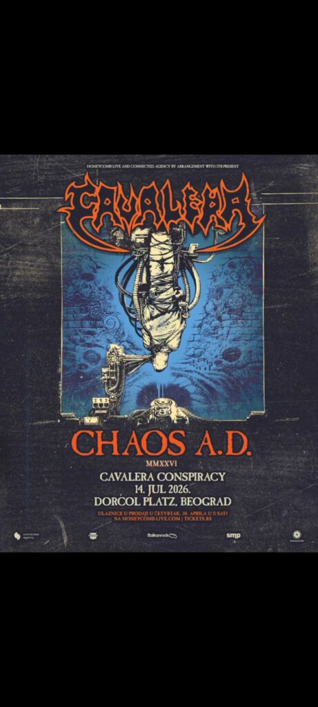 Cavalera Conspiracy 14. jula u Dorćol Platzu