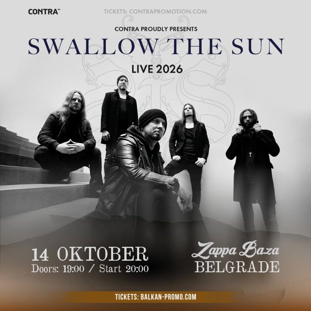 Swallow The Sun Prvi Put u Beogradu