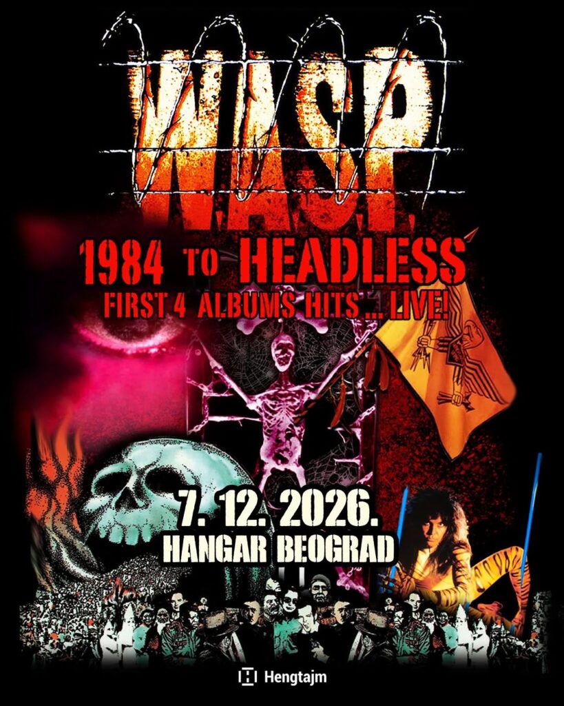 W.A.S.P. se vraća u Beograd početkom decembra i svira prva četiri albuma!