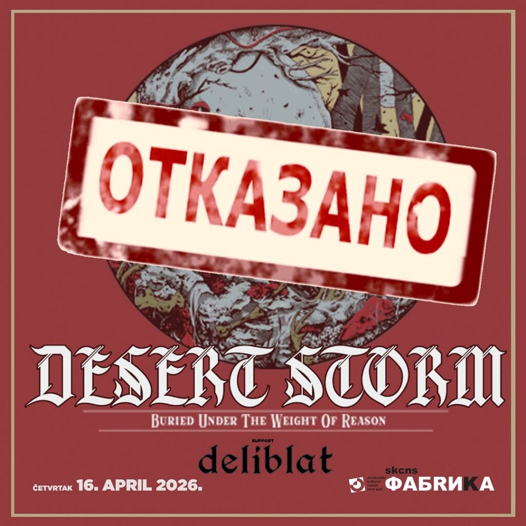 Otkazan koncert benda Desert Storm