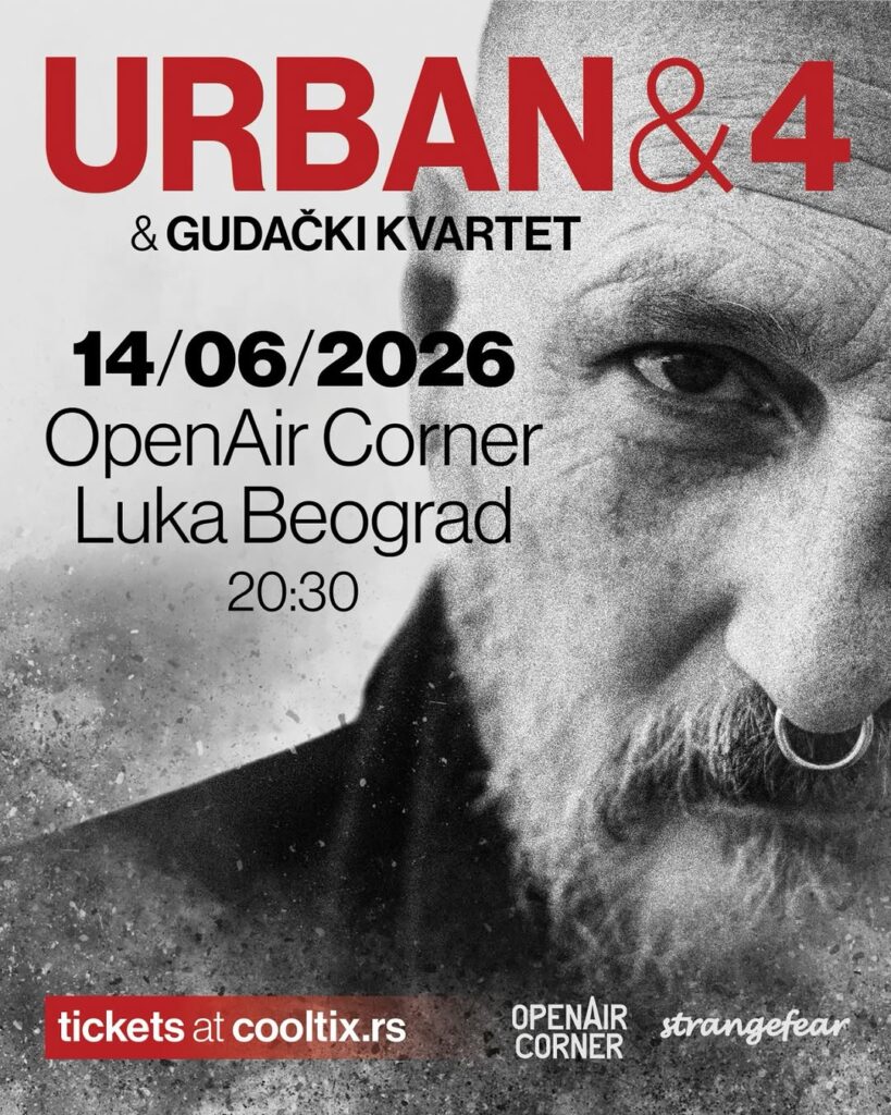 URBAN&4 sa gudačkim kvartetom 14. juna u Luci Beograd