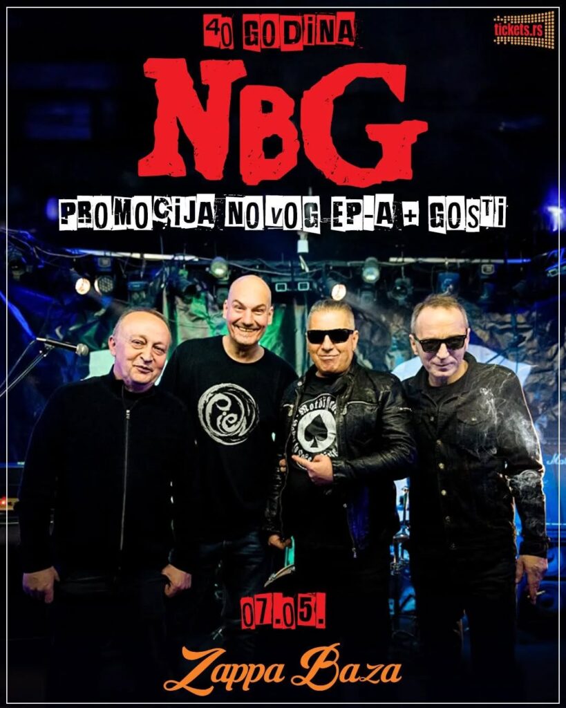 NBG ovog četvrtka u Zappa Bazi uz specijalne goste i jaka imena podrške
