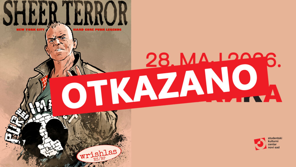 Otkazan koncert benda Sheer Terror