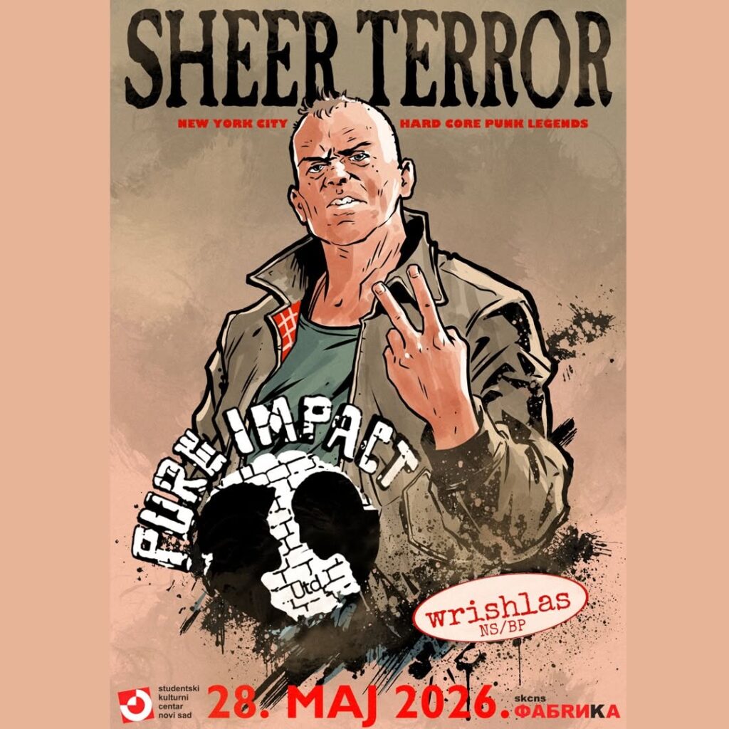 Sheer Terror, Pure Impact i Wrishlas 28. maja u SKCNS Fabrici