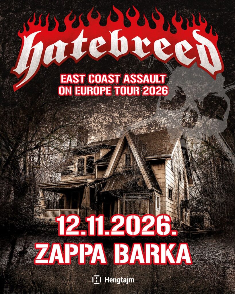 Hatebreed se vraća u Beograd: hardcore ikone sredinom novembra na Zappa Barci!