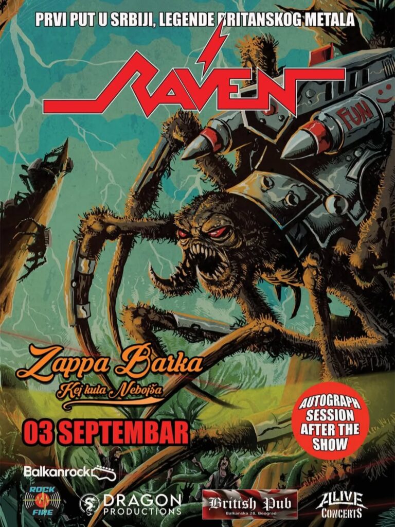 Raven 3. septembra na Zappa Barci