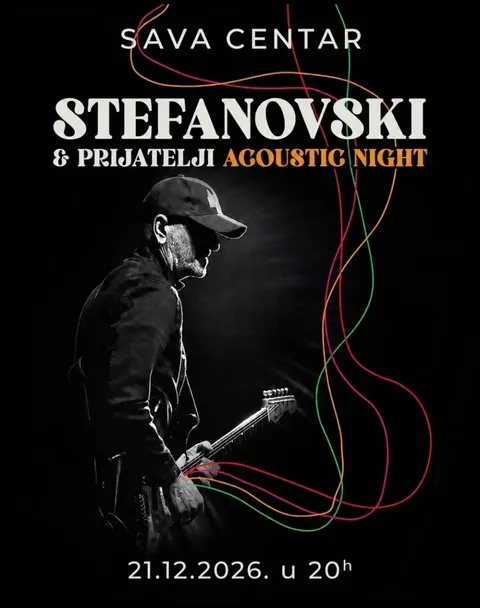 Vlatko Stefanovski 21. decembra u Sava Centru