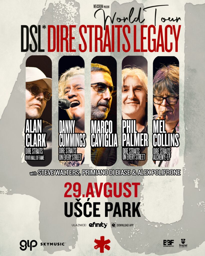 ROK LEGENDE UŽIVO U BEOGRADU: Dire Straits Legacy 29. avgusta na Ušću, ulaznice u prodaji od DANAS!