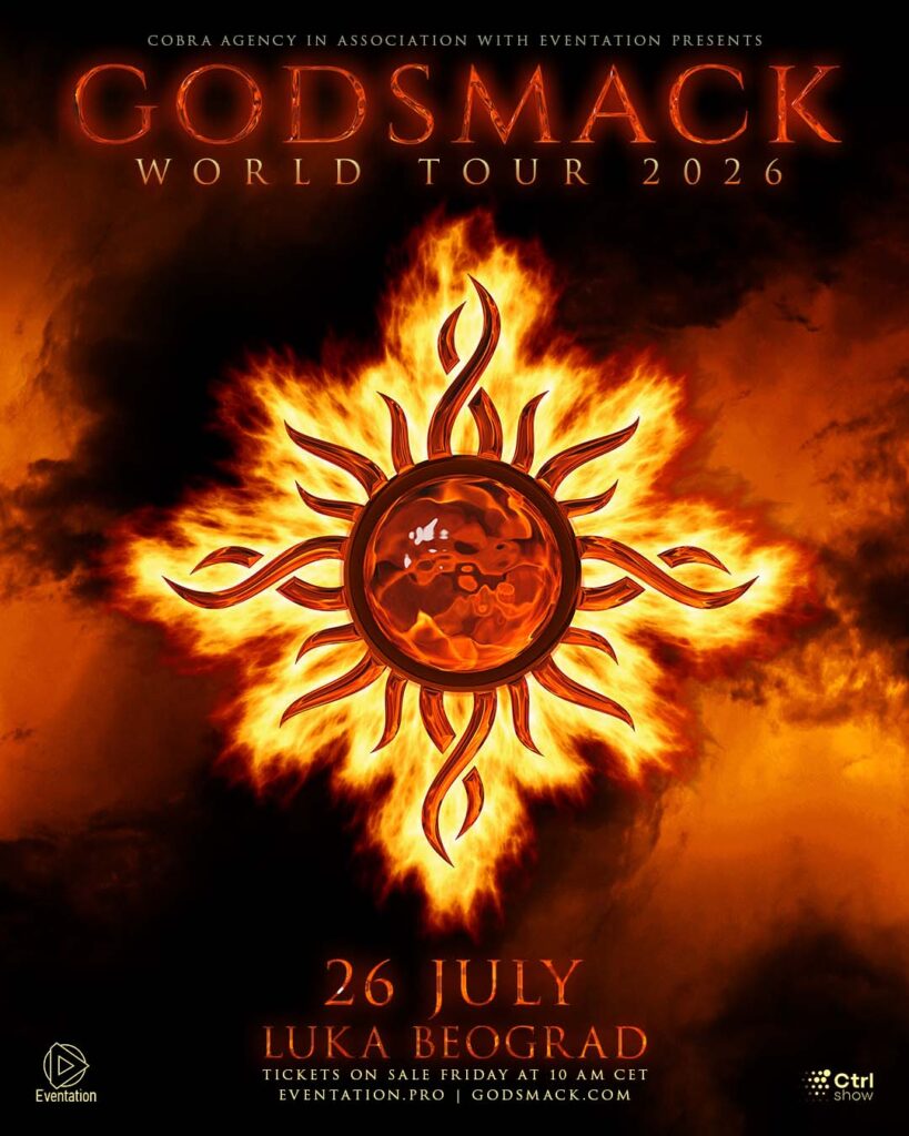 Pet razloga zbog kojih ne smete propustiti Godsmack koncert 26.jula u Luci Beograd
