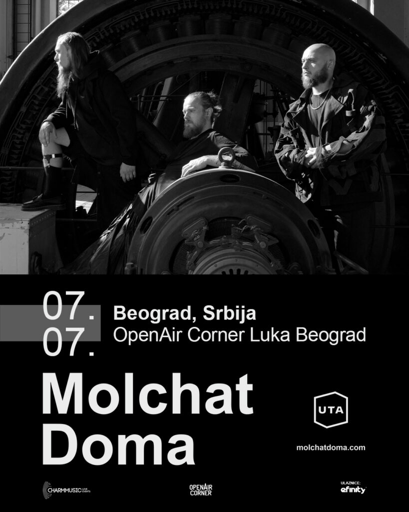 MOLCHAT DOMA 7. JULA U LUCI BEOGRAD BEREZA OTVARA LETNJI OPEN AIR KONCERT BELORUSKOG POST-PANK TRIJA