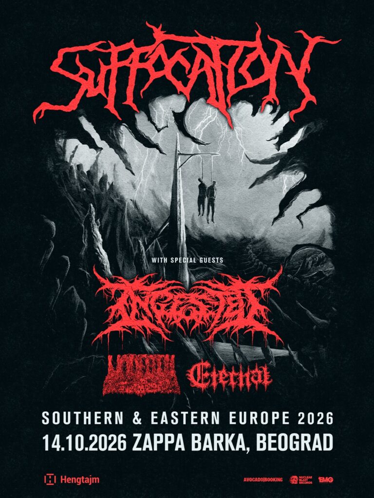 Death metal legende Suffocation sredinom oktobra na Zappa Barci!