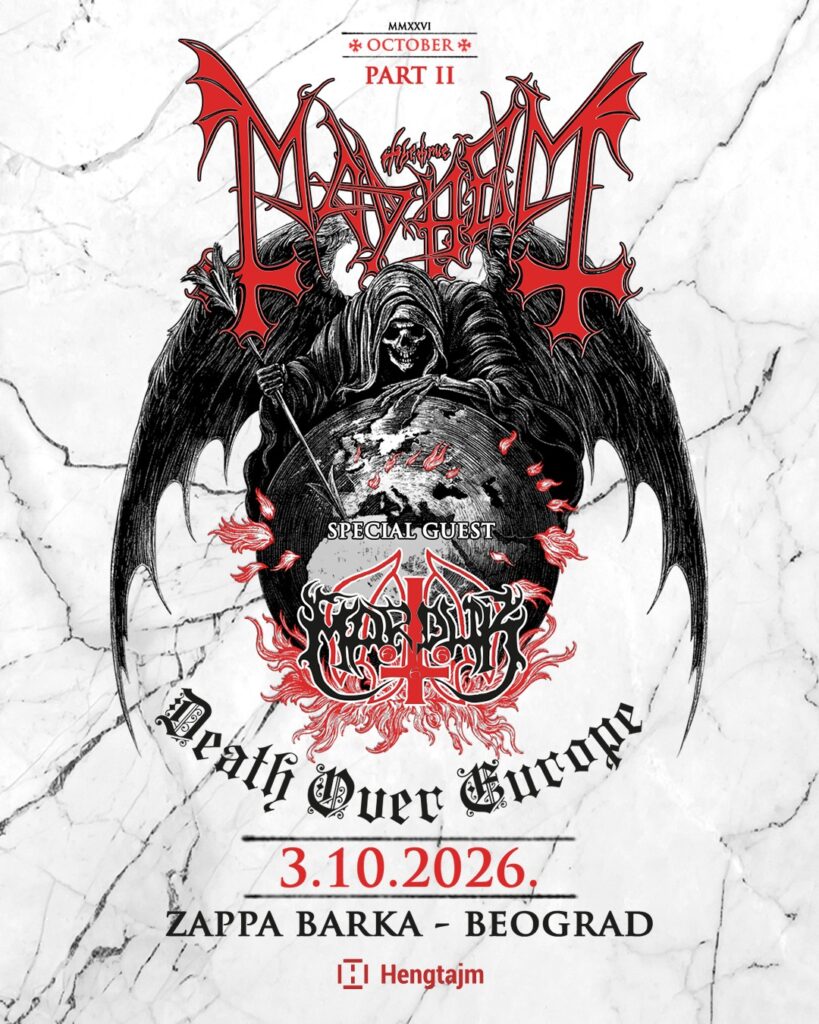 Mayhem i Marduk početkom oktobra na Zappa Barci!