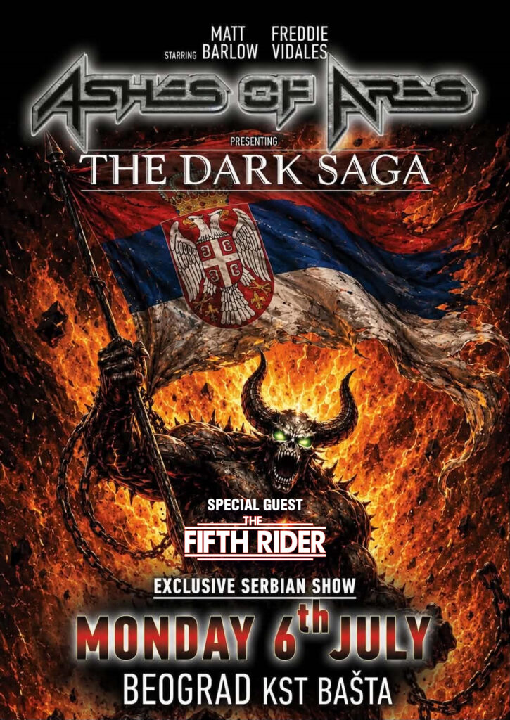 Promena lokacije koncerta benda Ashes of Ares