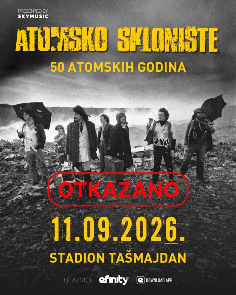 Otkazan koncert Atomskog Skloništa