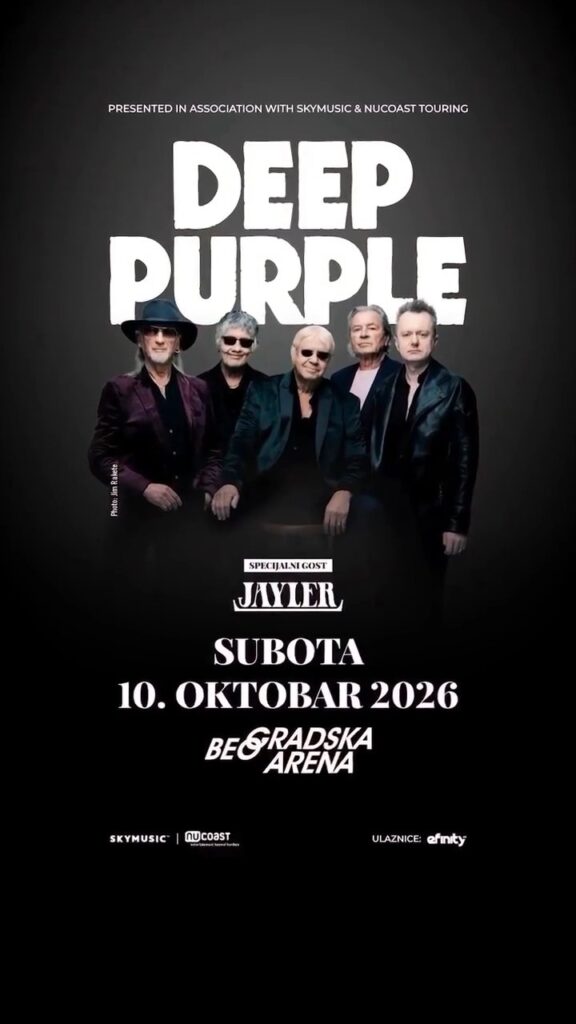 ODBROJAVANJE JE POČELO: Još samo dva meseca do dolaska Deep Purple u Beograd – Britanski rok titani 10. oktobra u Beogradskoj areni