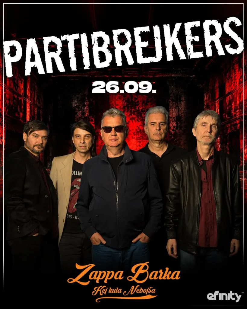 Partibrejkers 26. septembra na Zappa Barci