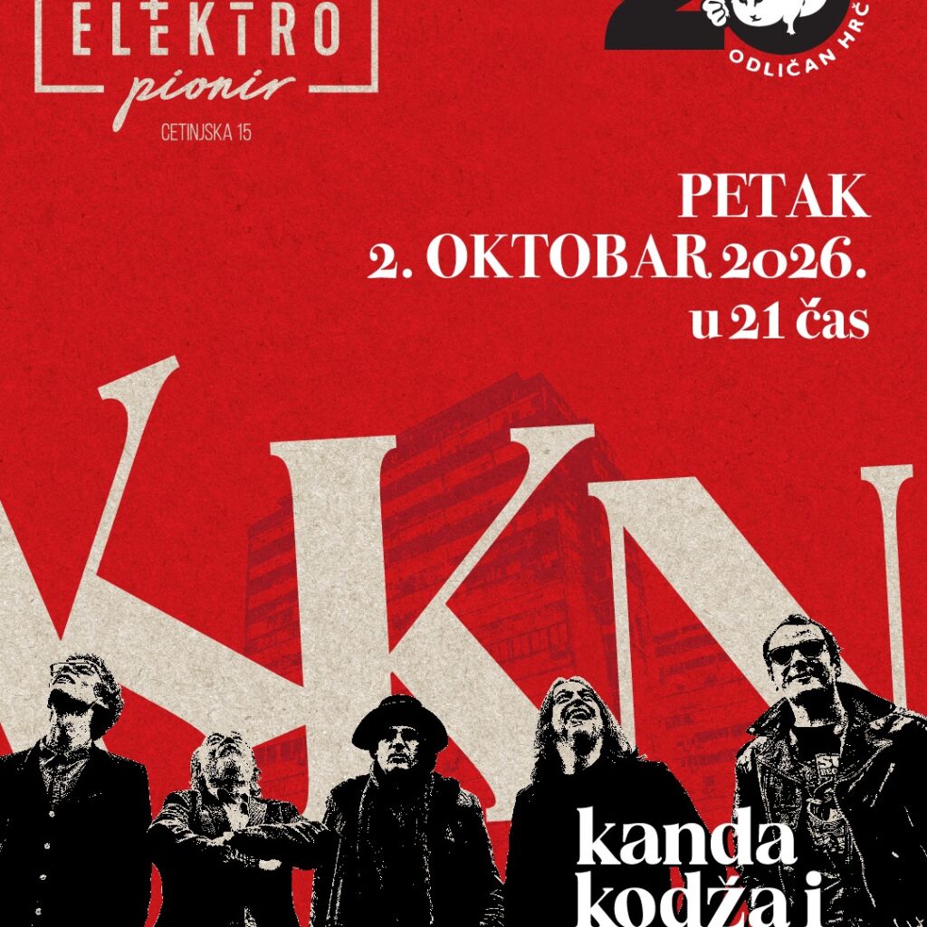 Kanda, Kodža i Nebojša 2. oktobra u Elektropioniru