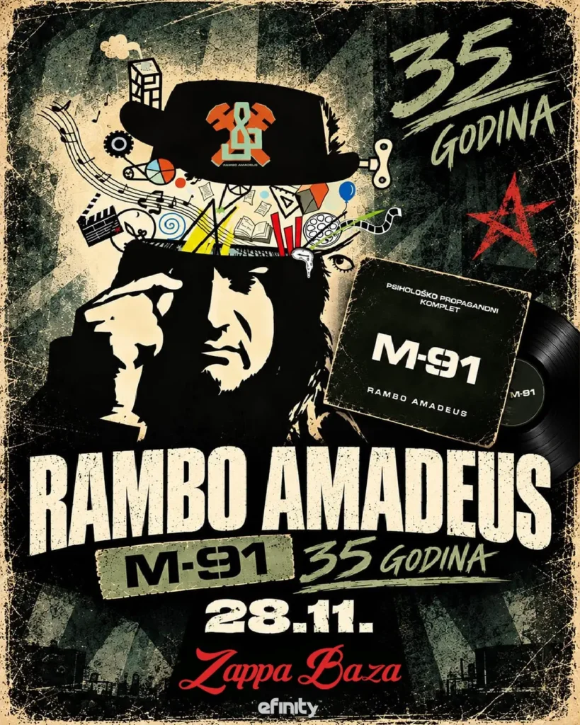 Rambo Amadeus 28. novembra u Zappa Bazi