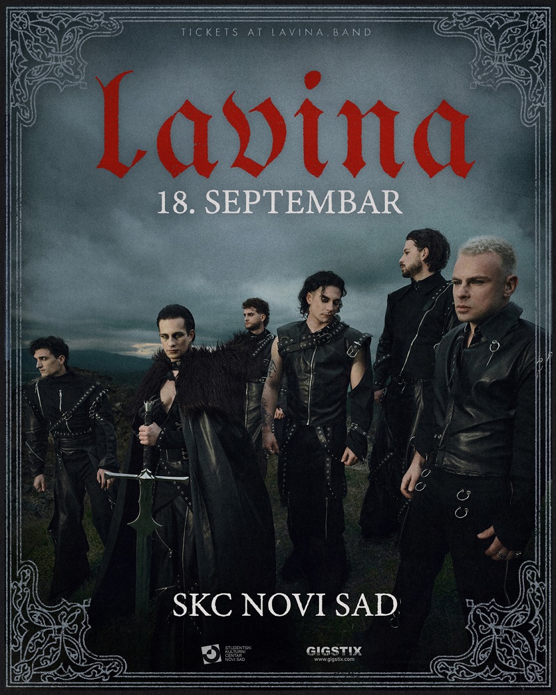 Novi singl i spot Lavine i početak evropske turneje: koncert u Novom Sadu 18. septembra u SKCNS-u
