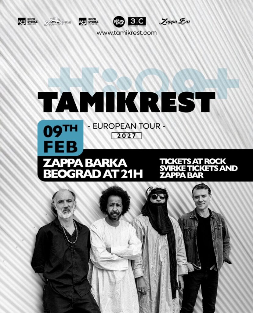 Tamikrest 9. februara 2027. na Zappa Barci