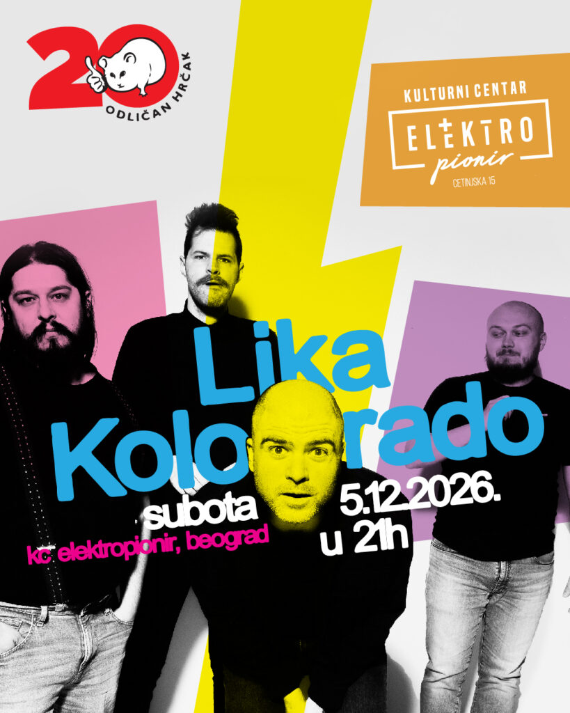 Lika Kolorado 5. decembra u Elektropioniru